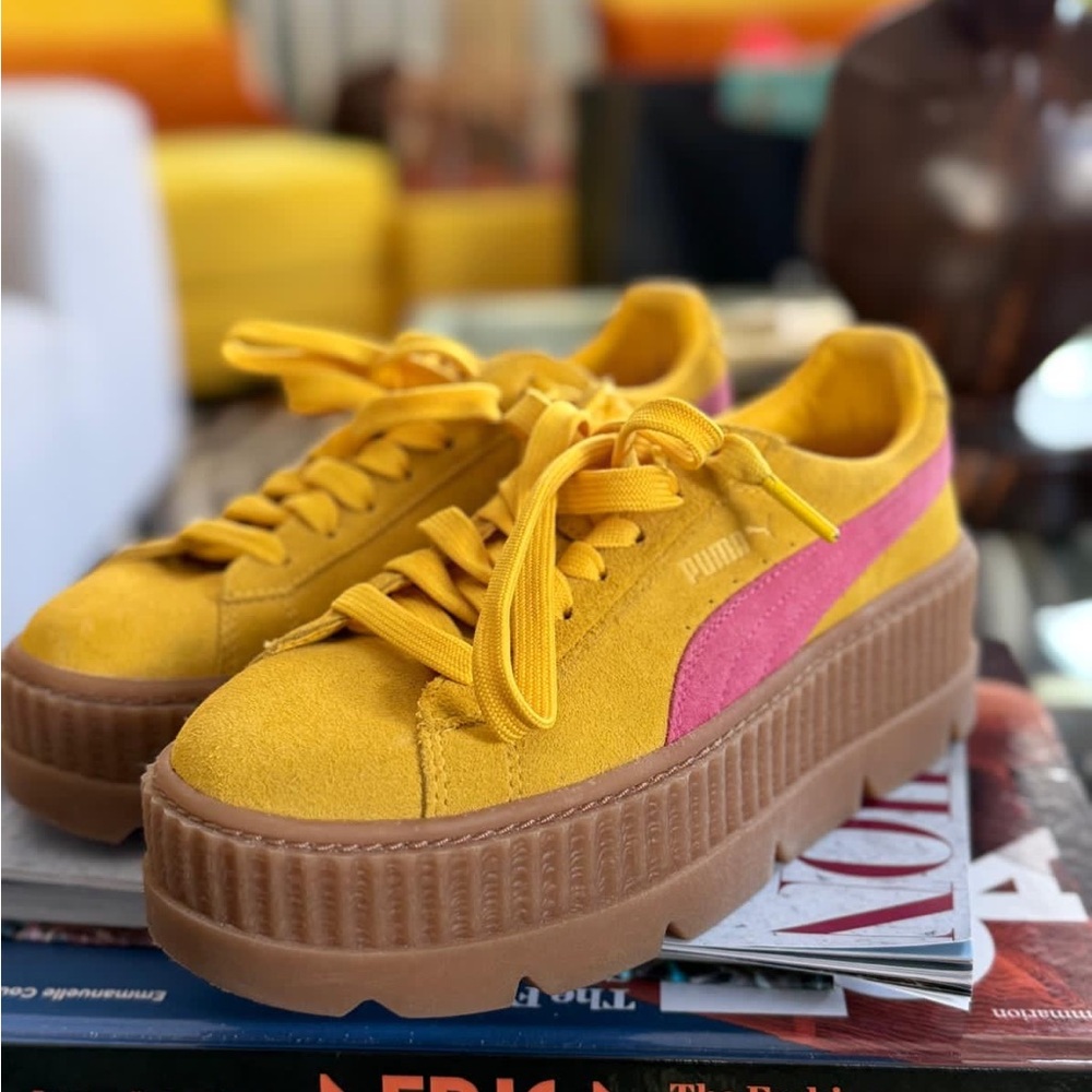Puma FENTY Cleated Creeper Suede Women’s Platform Sneakers -Size 7